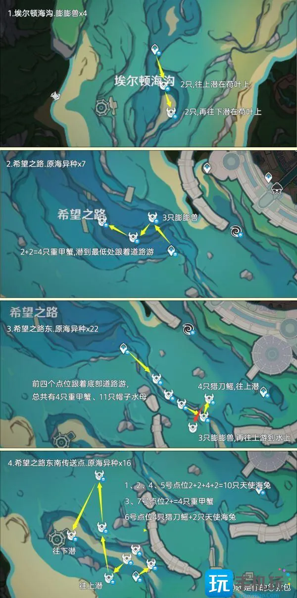 原神异海凝珠快速获取路线