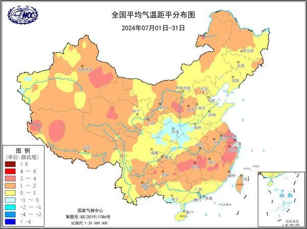 我国度过史上“最热7月” 8月江浙沪将成热力中心